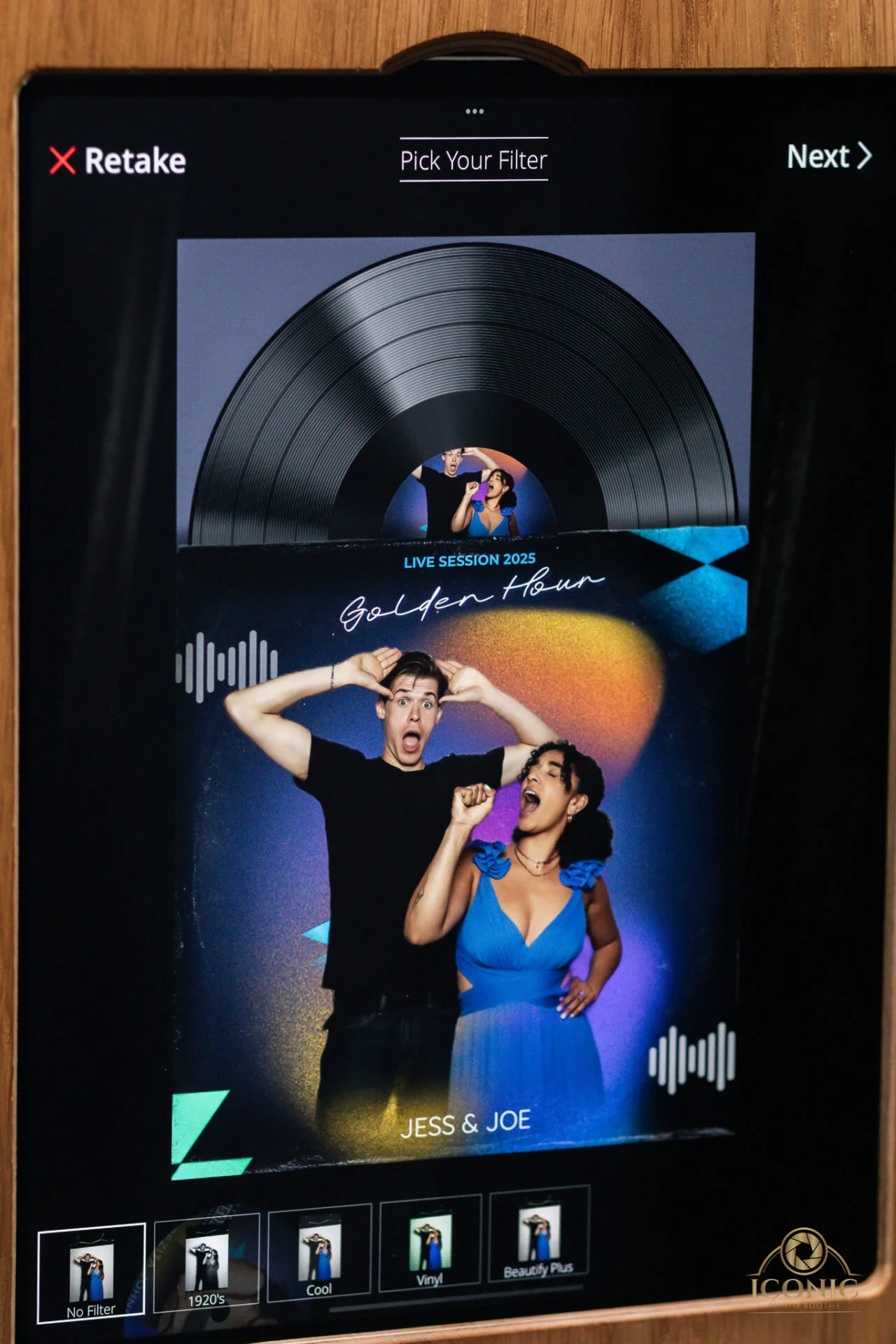 album screen